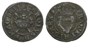 Ireland. Stuart, Charles I CU Farthing Token.