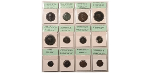  Group of Twelve [12] Roman Imperial AE Coins.