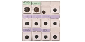 Group of Twelve [12] Roman Imperial AE Coins.