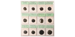 Group of Twelve [12] Roman Imperial AE Coins.