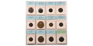 Group of Twelve [12] Roman Imperial AE Coins.