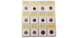 Group of Twelve [12] Roman Imperial AR Coins.