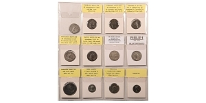 Group of Twelve [12] Roman AR Coins.