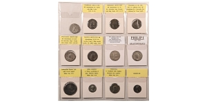  Group of Twelve [12] Roman AR Coins.