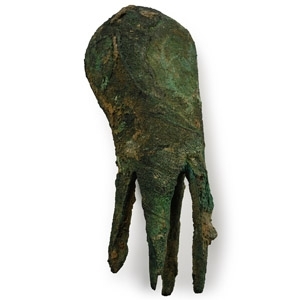 Bactrian Bronze Claw Axehead-Mace