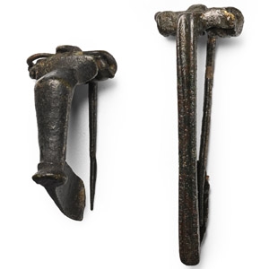 Roman Bronze Bow Brooch Group