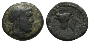 Caria, Knidos AE 19mm.