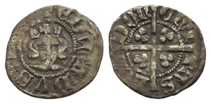 England. Plantagenet, Edward II AR Halfpenny.
