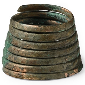Bronze Age Coiled Conical Ring