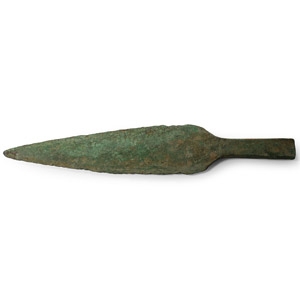 Western Asiatic Bronze Short Sword with Integral Hilt