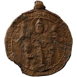 Byzantine Lead Pendant with Simeon Stylites