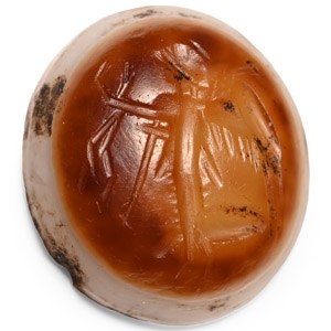 Roman Banded Agate Gemstone with Victory