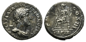 Hadrian AR Denarius.