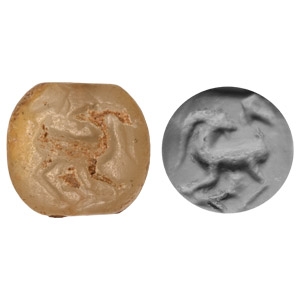Post Minoan Agate Gemstone with Goat