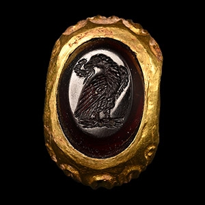 Roman Gold Ring with Eagle of Jupiter