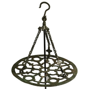 Byzantine Bronze Polycandelon with Cross