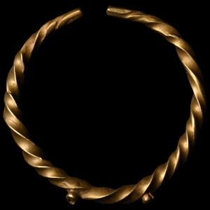 Viking Gold Twisted Wire Ring