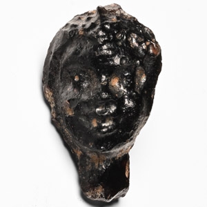 Hellenistic Glass African Head