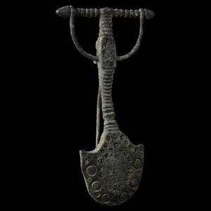 Roman Bronze Plate Brooch
