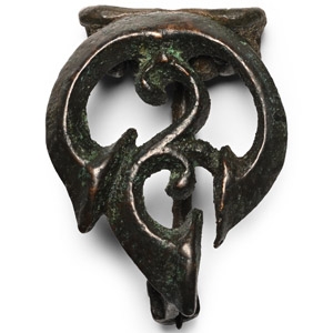 Roman Bronze Plate Brooch