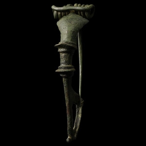 Roman Bronze Bow Brooch