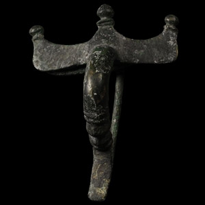 Roman Bronze Bow Brooch