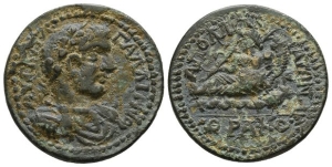 Gallienus AE 36mm of Apollonia-Mordiaeum, Pisidia.