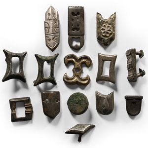 Byzantine Silver Horse Harness Mount Group