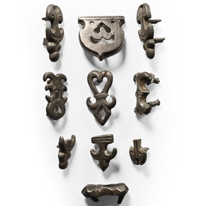 Byzantine Silver Horse Harness Mount Group