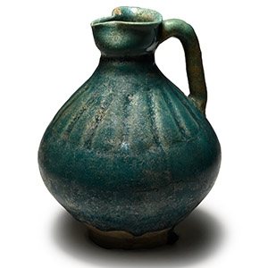 Western Asiatic Blue-Glazed Vessel