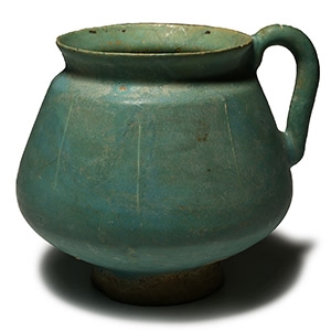 Western Asiatic Blue-Glazed Vessel