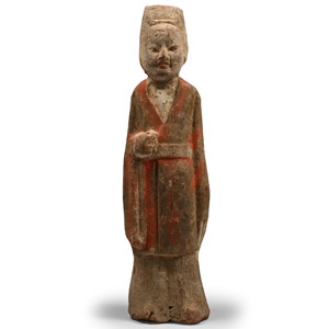 Chinese Tang Painted Terracotta Figure