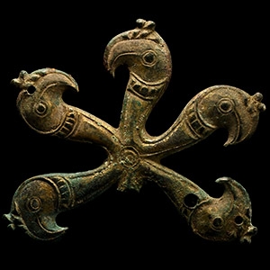 Scythian Gilt Bronze Zoomorphic Applique