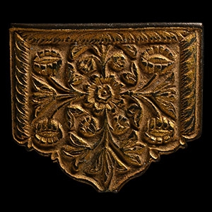Western Asiatic Gilt Bronze Belt Element