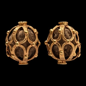 Byzantine Gold Openwork Beads