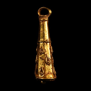 Roman Gold Herakles Club Pendant
