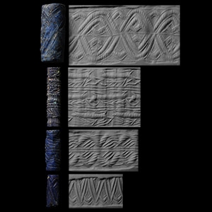 Sumerian Lapis Lazuli Cylinder Seal Collection