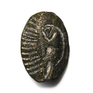 Mesopotamian Stone Seal with Engraved Design