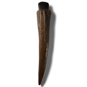 Neolithic Wood Shaving Blade with Antler Handle