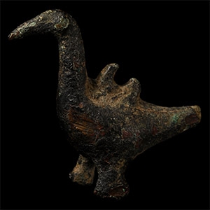 Greek Bronze Bird Figure