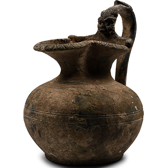 Roman Vessel with Actors Mask Handle