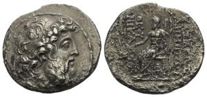 Seleukid Empire, Demetrios II Nikator AR Tetradrachm.