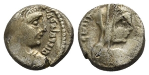 Nabataea, Malichos II, with Shuqailat II AR Sela-Drachm.