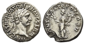 Trajan AR Denarius.