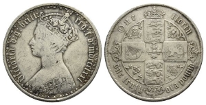 Great Britain. Hanover, Victoria AR Florin.