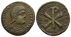 Romano-British Imitation of Magnentius BI Double Centenionalis.
