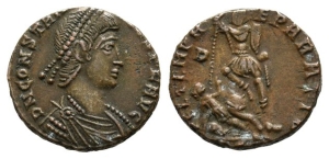 Romano-British Imitation of Constantius II BI Centenionalis.