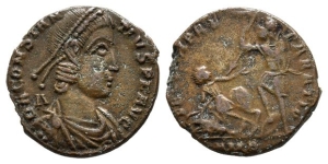 Romano-British Imitation of Constantius II BI Centenionalis.
