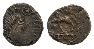 Romano-British Imitation of Constantinian Family AE 12mm.