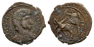 Romano-British Imitation of Constantius II BI Centenionalis.
